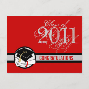 Tarjeta de Felicitación de Graduación 6 Diploma