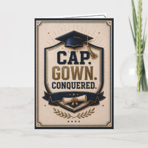 Tarjeta de Felicitación de Graduación 'Cap Gown Co