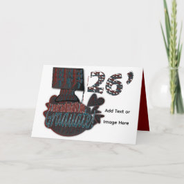Tarjeta de Felicitación de Graduación Feliz 26'