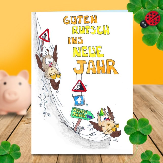 Tarjeta de felicitación de GUTEN RUTSCH de Nicole (Subido por el creador)