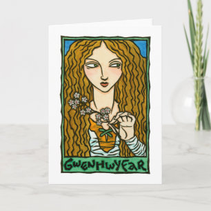 Tarjeta de felicitación de Gwenhwyfar