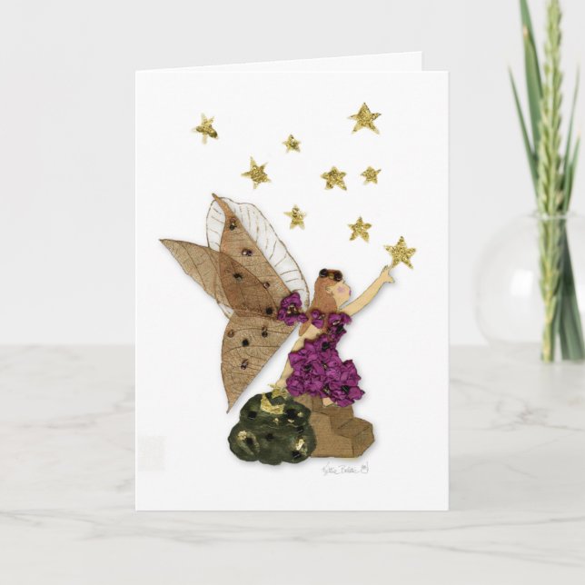 tarjeta de felicitación de hadas (Anverso)