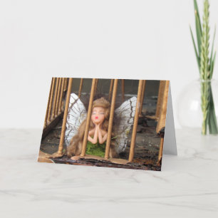 Tarjeta de felicitación de hadas capturada