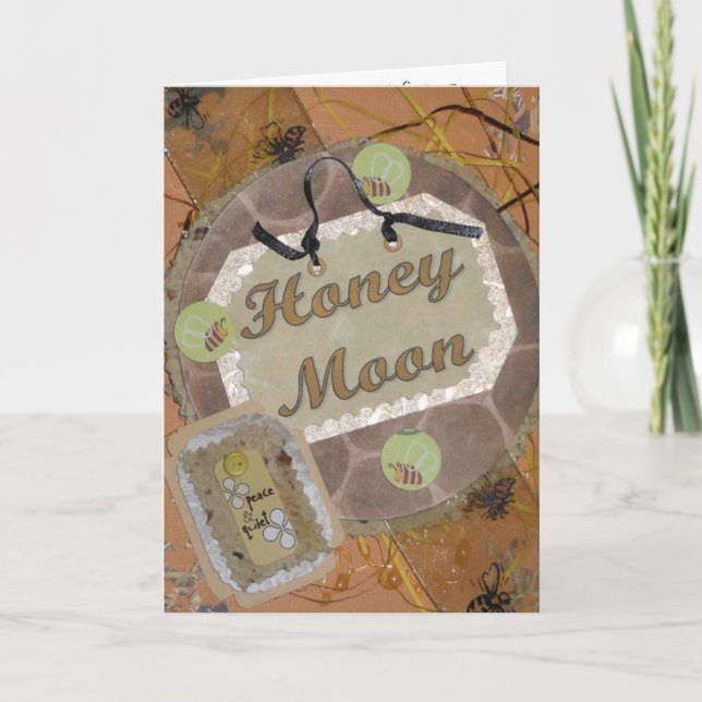 Tarjeta de felicitación de hadas de la luna de la (Anverso)