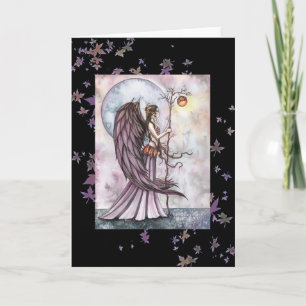 Tarjeta de felicitación de hadas de otoño de Molly