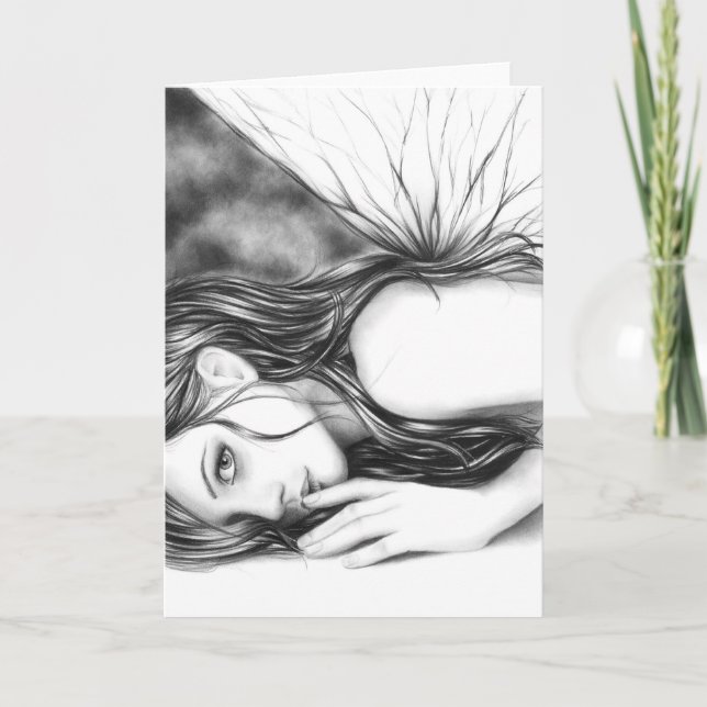 Tarjeta de felicitación de hadas de Ssh Now (Anverso)