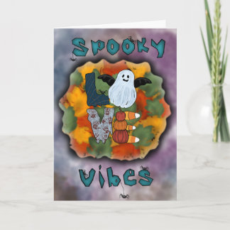 tarjeta de felicitación de Halloween
