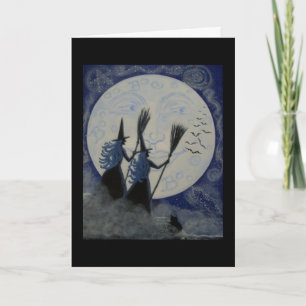 Tarjeta de felicitación de Halloween,