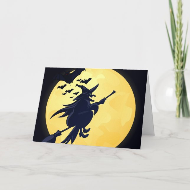 Tarjeta de felicitación de Halloween (Anverso)