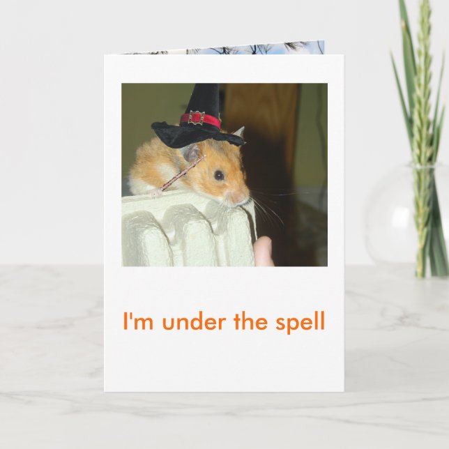 Tarjeta de felicitación de Halloween 1 (Anverso)