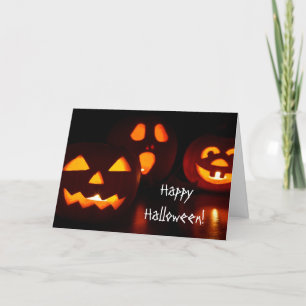 Tarjeta de felicitación de Halloween de la