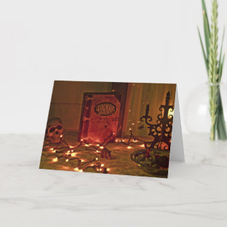 Tarjeta de felicitación de Halloween de la fórmula