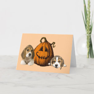 Tarjeta de felicitación de Halloween de los