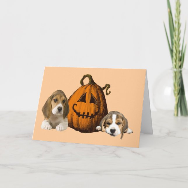 Tarjeta de felicitación de Halloween de los (Anverso)