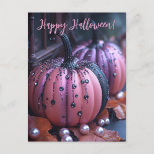 Tarjeta de felicitación de Halloween de Lujo Purpu