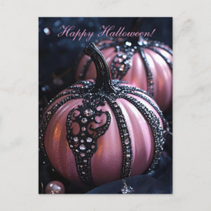 Tarjeta de felicitación de Halloween de Lujo Purpu