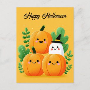 Tarjeta de felicitación de Halloween espeluznante