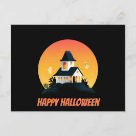 Tarjeta de felicitación de Halloween espeluznante
