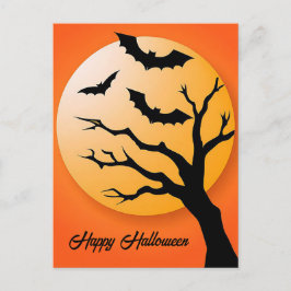Tarjeta de felicitación de Halloween espeluznante