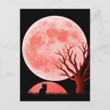 Tarjeta de felicitación de Halloween espeluznante