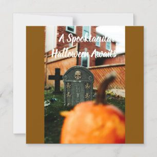 Tarjeta de Felicitación de Halloween Espeluznante 