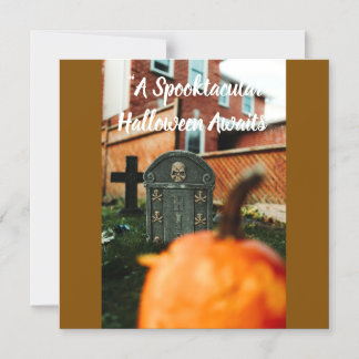 Tarjeta de Felicitación de Halloween Espeluznante