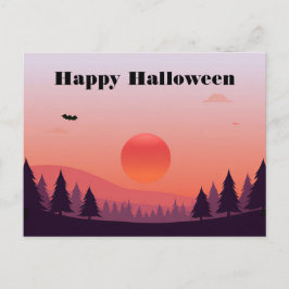Tarjeta de felicitación de Halloween espeluznante
