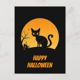 Tarjeta de felicitación de Halloween espeluznante