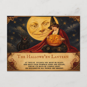 Tarjeta de Felicitación de Halloween Victoriana An