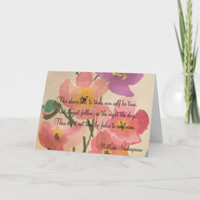 Tarjeta de felicitación de Hamlet (Anverso)