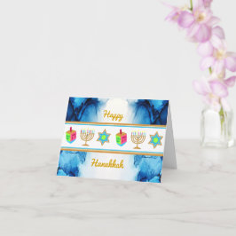 Tarjeta de felicitación de HANUKKAH FELIZ de vacac