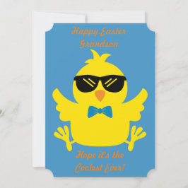 Tarjeta de felicitación de Happy Easter Grandson