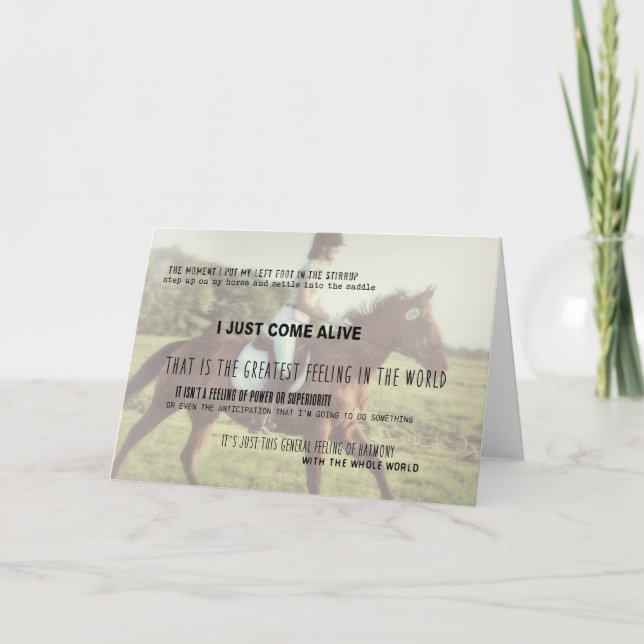 Tarjeta de felicitación de HARMONY (Anverso)