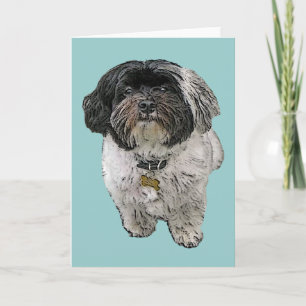 Tarjeta de felicitación de Havanese