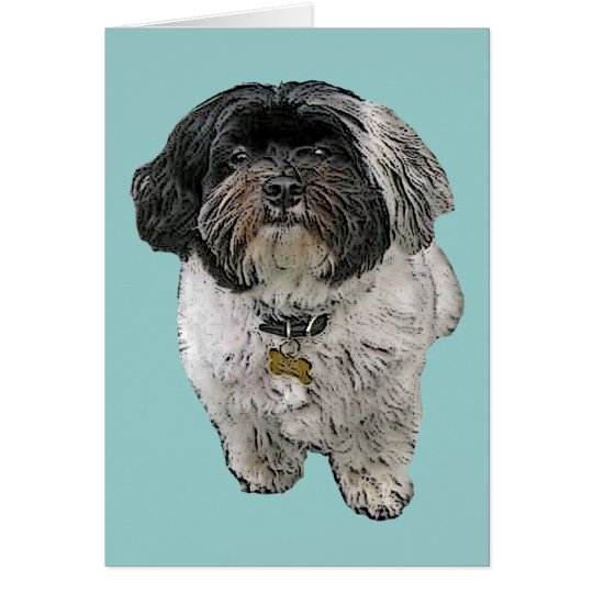Tarjeta de felicitación de Havanese