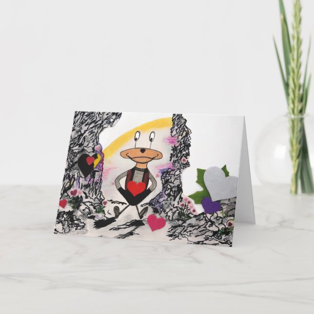 Tarjeta de felicitación de Heart Farm (Anverso)