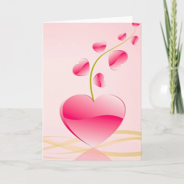 Tarjeta de felicitación de Heart Life (Anverso)
