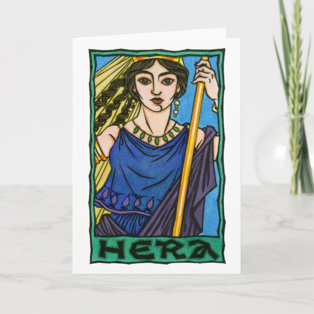 Tarjeta de felicitación de Hera (Anverso)
