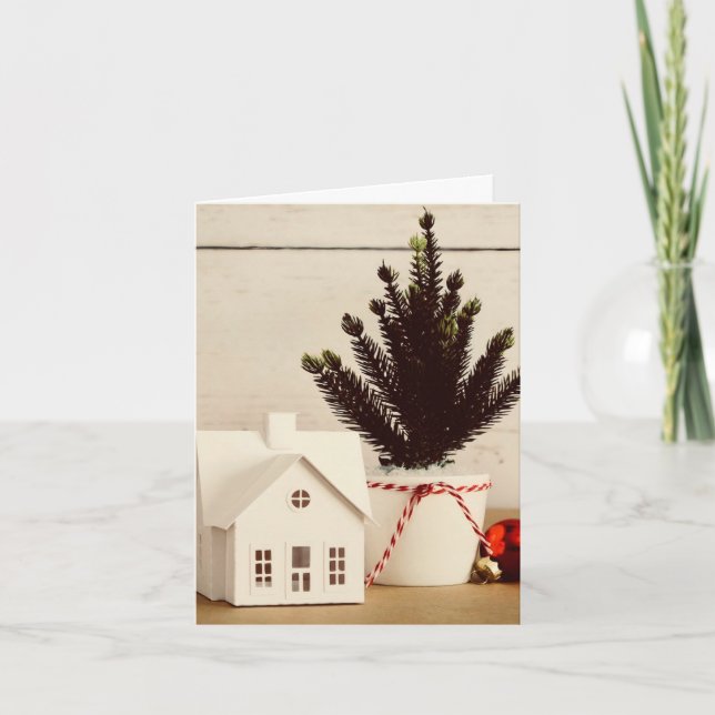 Tarjeta de felicitación de Holiday House (Anverso)