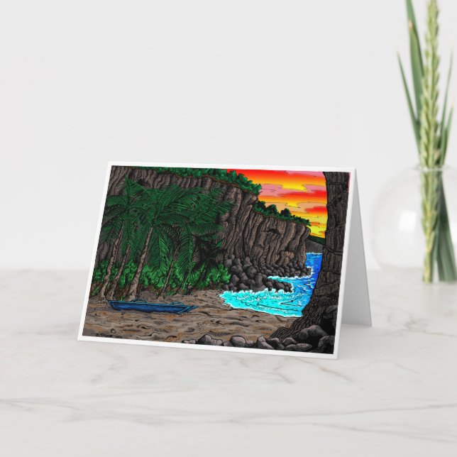 Tarjeta de felicitación de Ho'okena (Anverso)