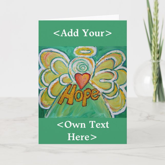 Tarjeta de felicitación de Hope Angel (Anverso)