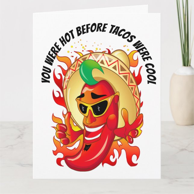 Tarjeta de felicitación de Hot Pepper Compliment (Anverso)