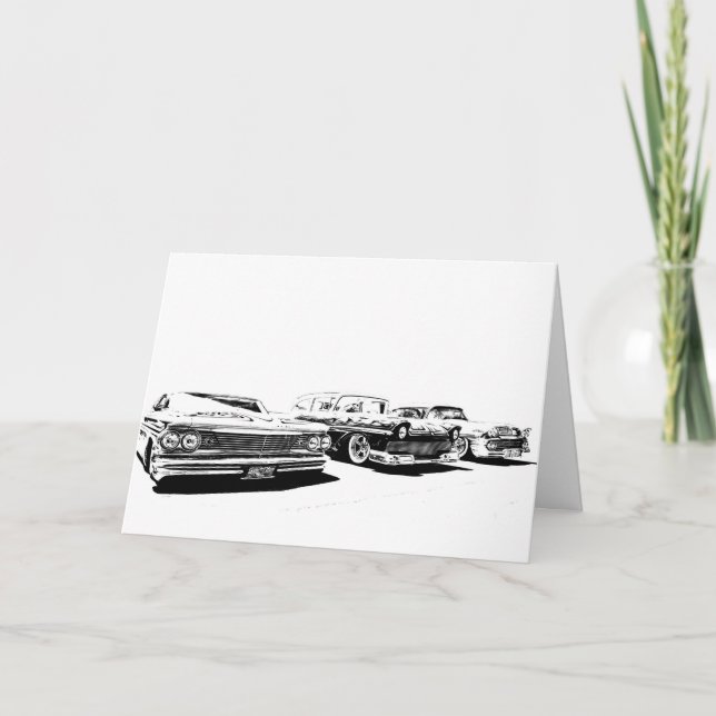 Tarjeta de felicitación de Hot Rod (Anverso)