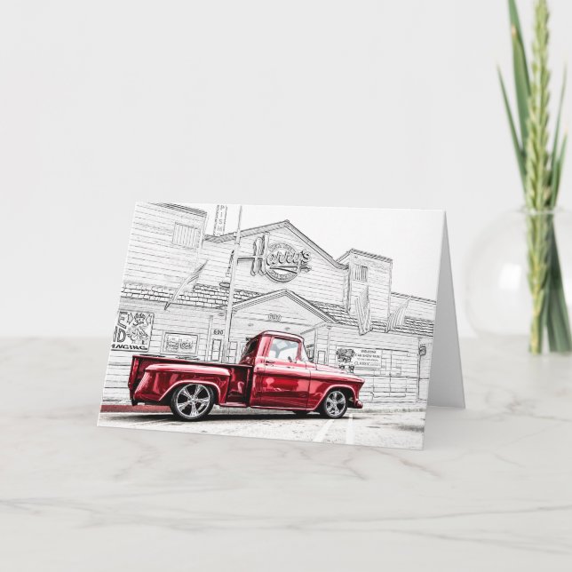 Tarjeta de felicitación de Hot Rod (Anverso)