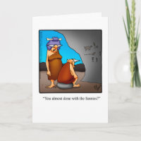 Tarjeta de felicitación de humor por aniversario d