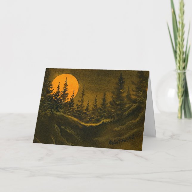Tarjeta de felicitación de "Hunter's Moon #4" (Anverso)
