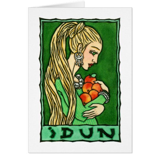 Tarjeta de felicitación de Idun