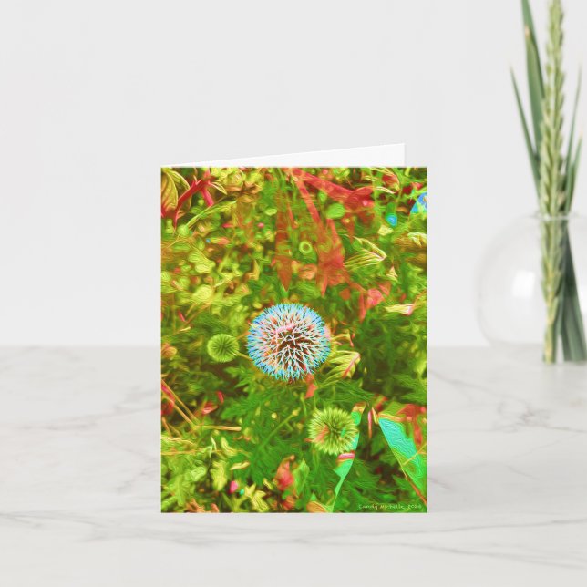 Tarjeta de felicitación de inspiración natural (Anverso)
