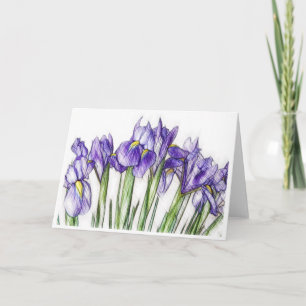 Tarjeta de felicitación de irlandeses (en blanco)