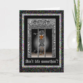 Tarjeta de felicitación de Jailbird